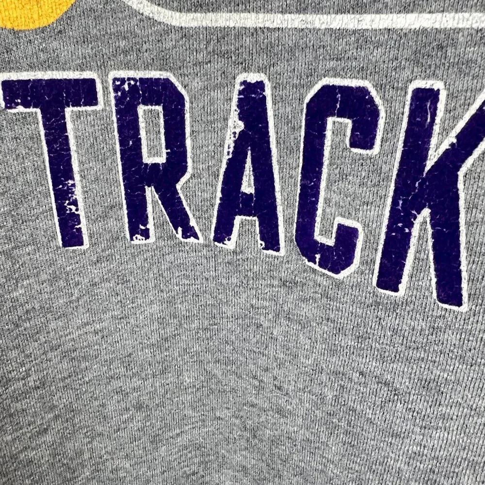 Vtg Abercrombie Fitch Hoodie Men’s XL Spell Out Pullover Gray 90s Y2K Sweatshirt - Picture 10 of 11